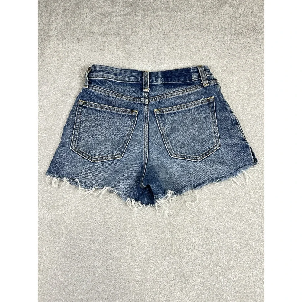 Abercrombie and Fitch‎ Women's Annie High Rise Shorts Blue Size 00